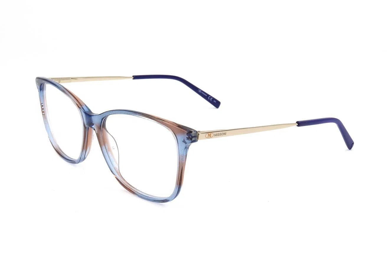 M Missoni MMI0015 Eyeglasses - BROWN BLUE - view 3